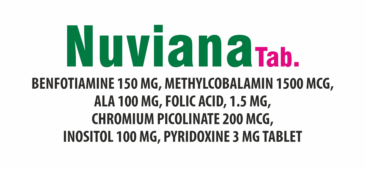 BENFOTIAMINE 150 MG,METHYLCOBALAMIN 1500 MCG,ALA 100 MG,FOLIC ACID 1.5 MG,CHROMIUM PICOLINATE 200 MCG, INOSITOL 100 MG,PYRIDOXINE 3 MG TABLET