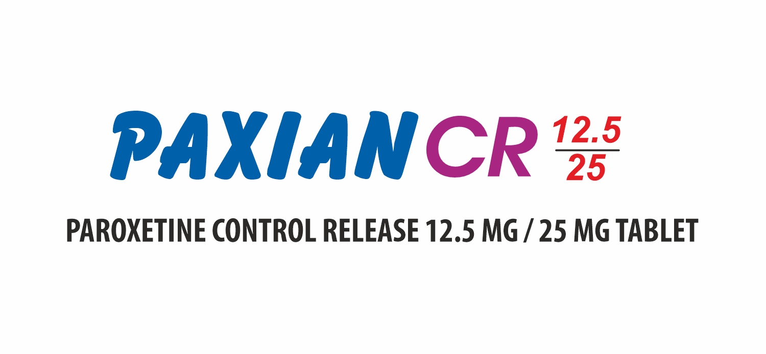 PAROXETINE CONTROL RELEASE 12.5 MG/25 MG TABLET