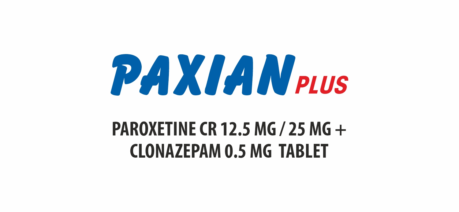 PAROXETINE CONTROL RELEASE 12.5 MG/25 MG+CLONAZEPAM 0.5 MG TABLET